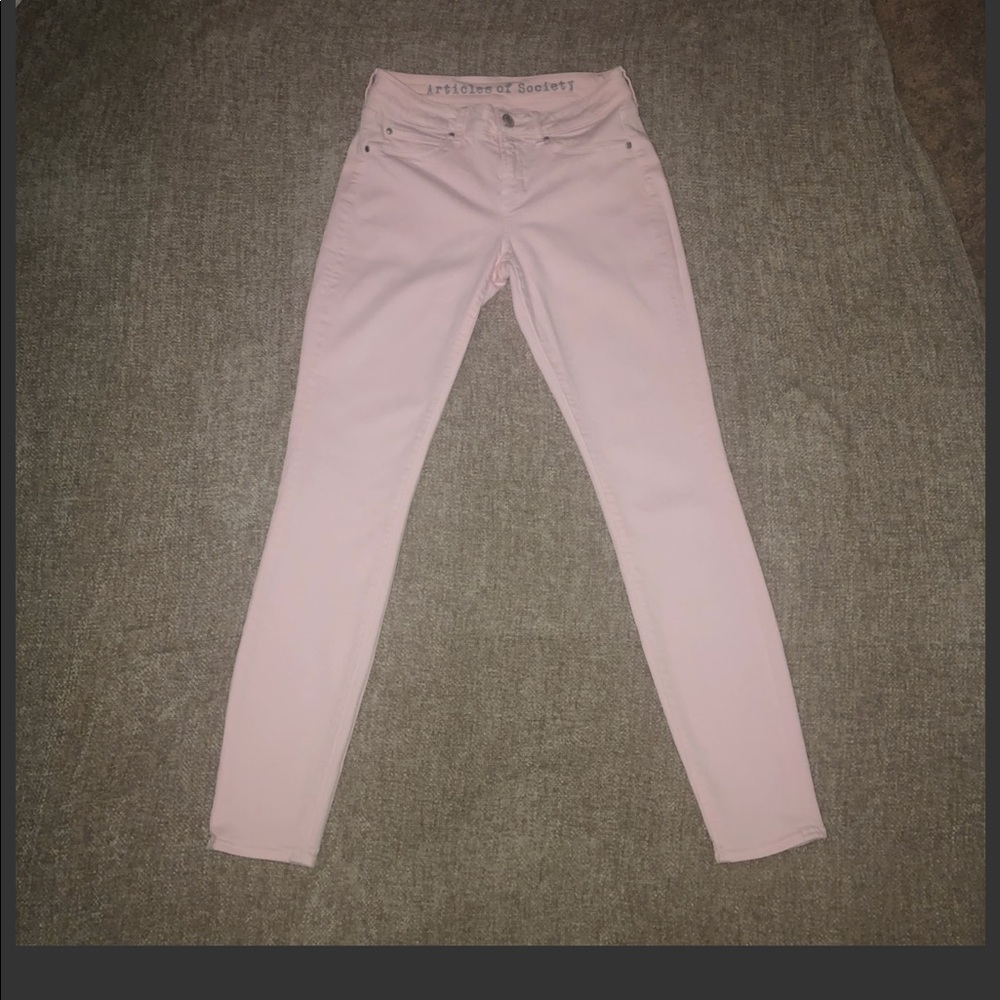 Articles of Society Pink Skinny Jeans size 25